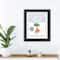Carrot Patch Sign 4 11" x 14" Black Framed Print Under Plexiglass